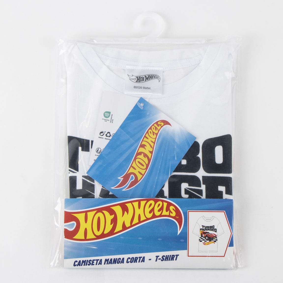 Camiseta corta single jersey hot wheels