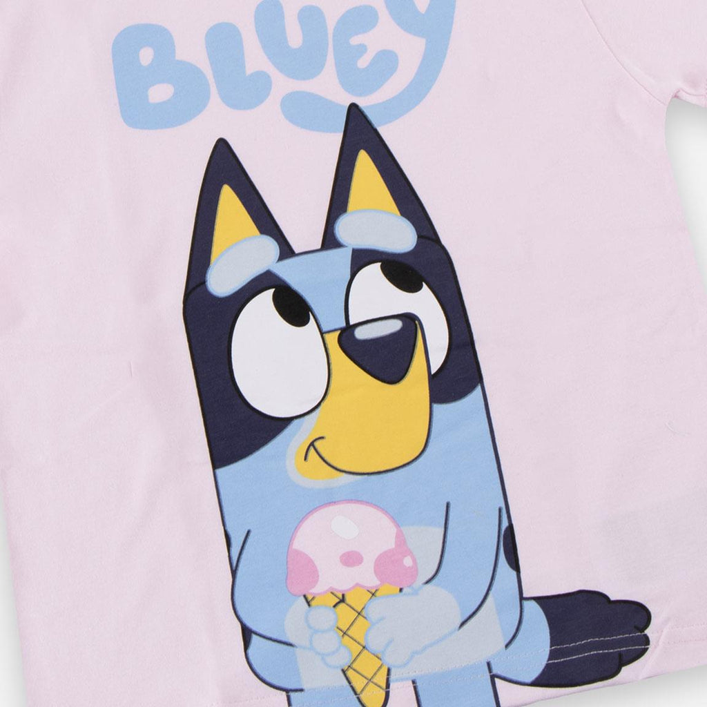 Camiseta corta single jersey bluey
