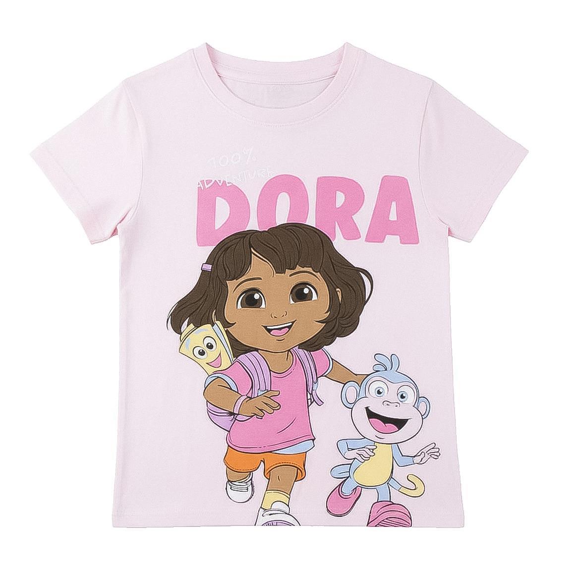 Camiseta corta single jersey dora la exploradora