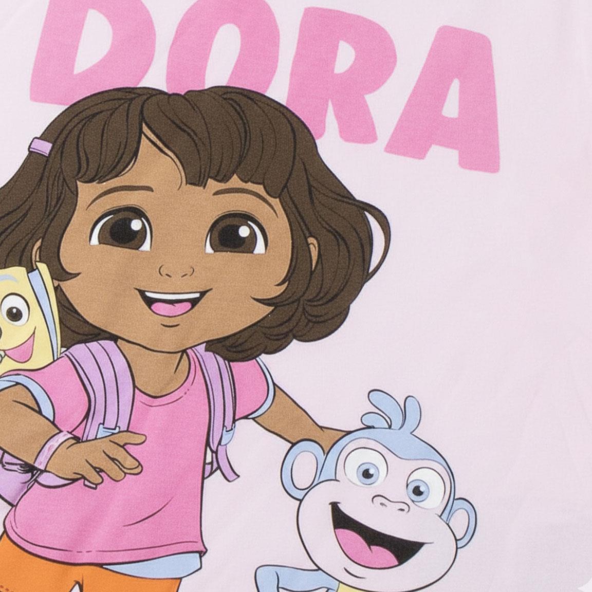Camiseta corta single jersey dora la exploradora
