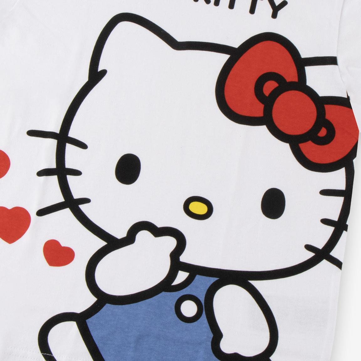 Camiseta corta single jersey hello kitty