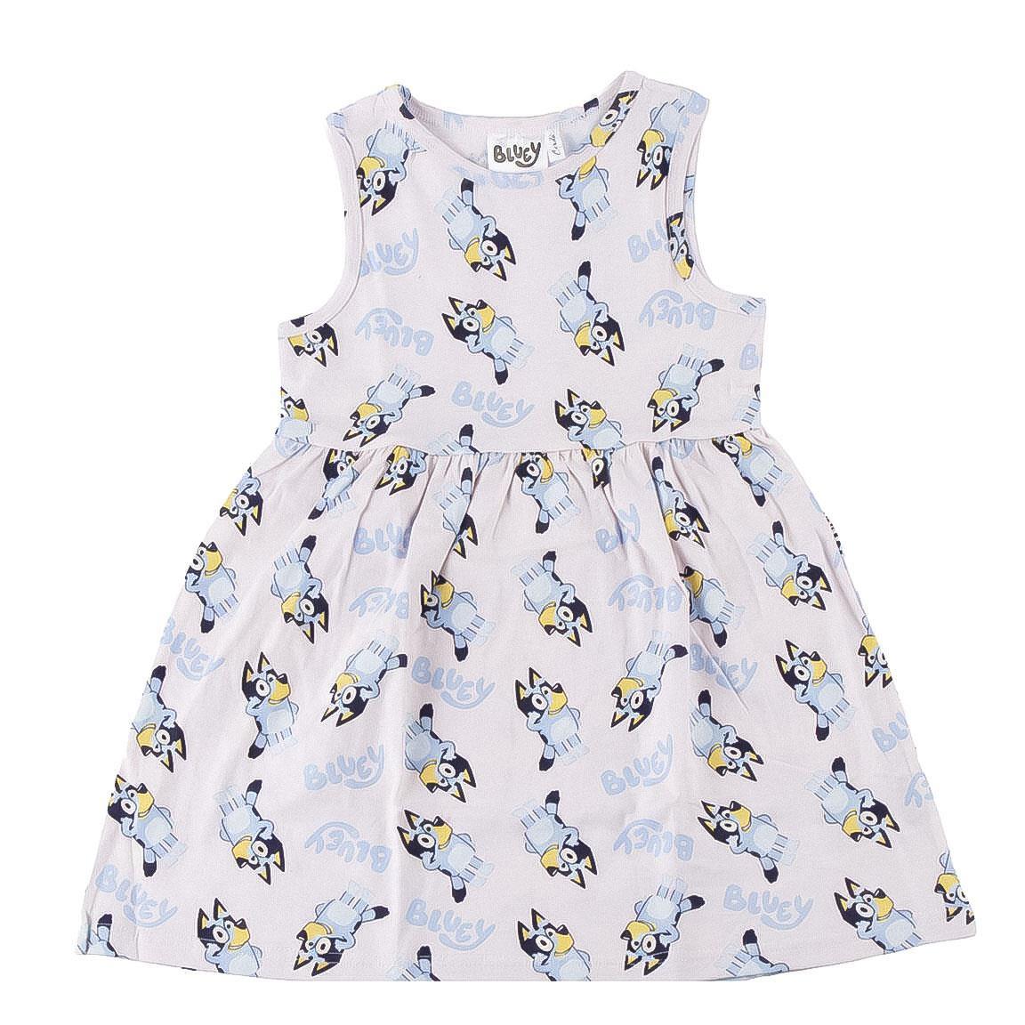 Vestido single jersey bluey