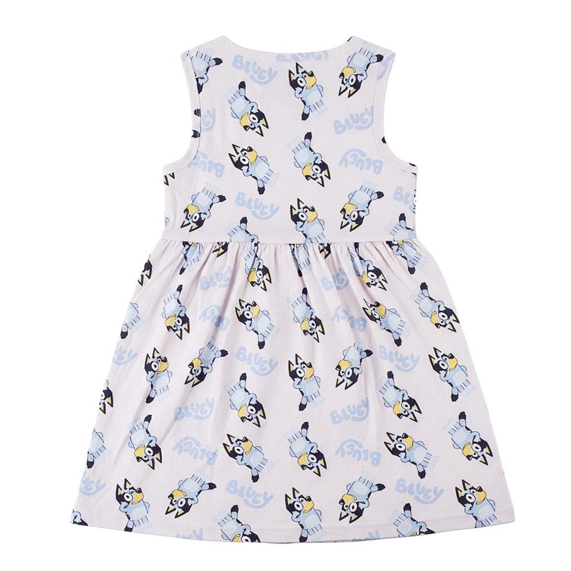 Vestido single jersey bluey
