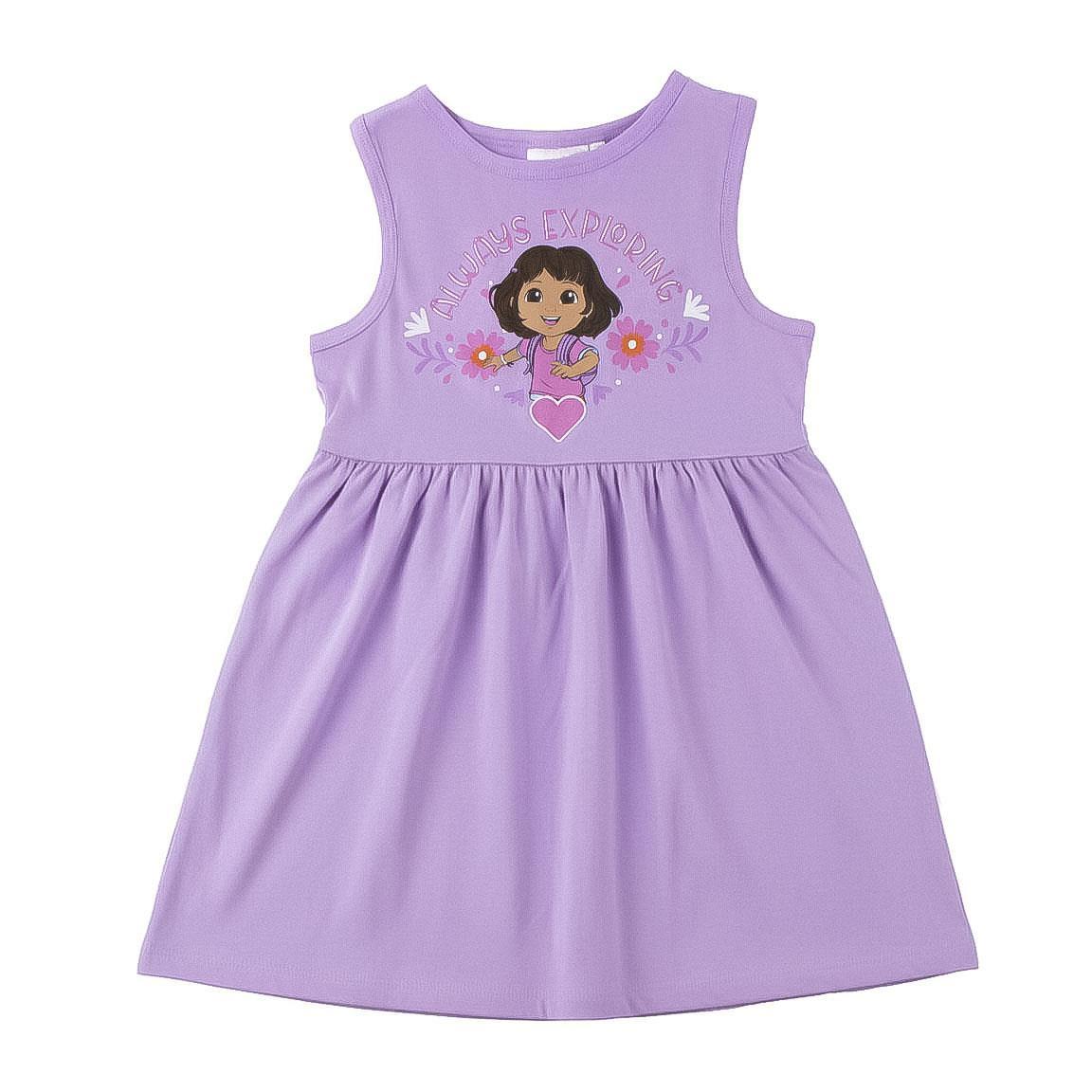 Vestido single jersey dora la exploradora