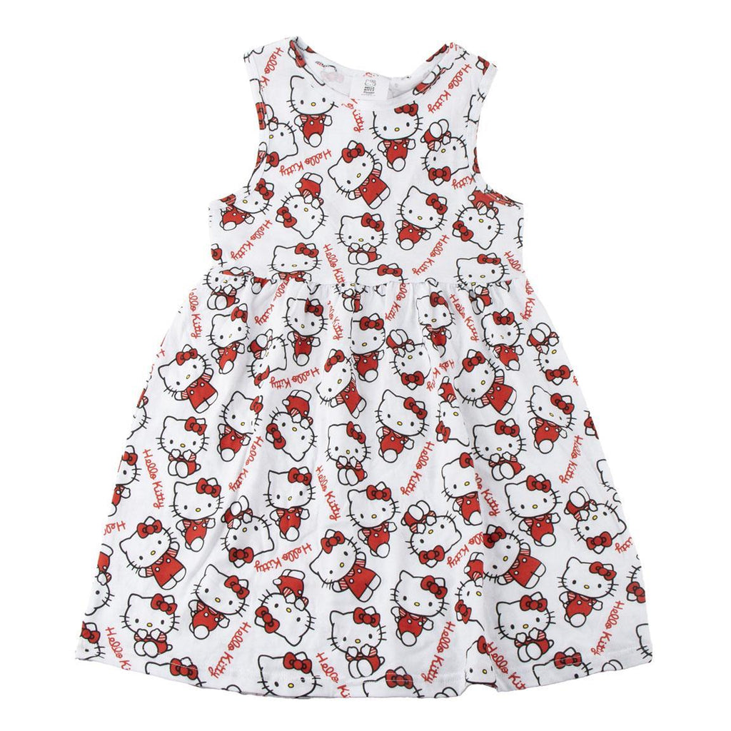 Vestido single jersey hello kitty
