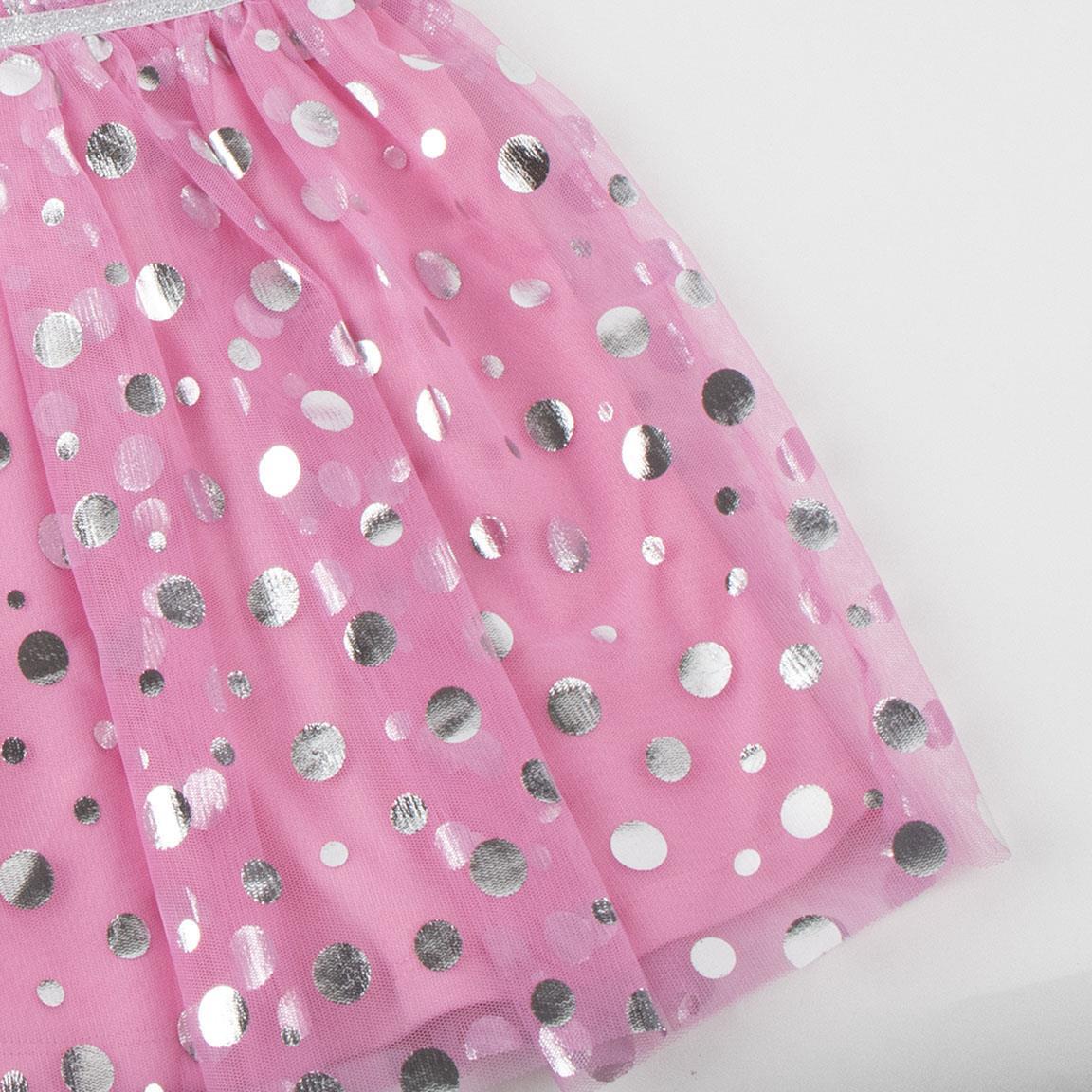 Vestido single jersey fantasia minnie