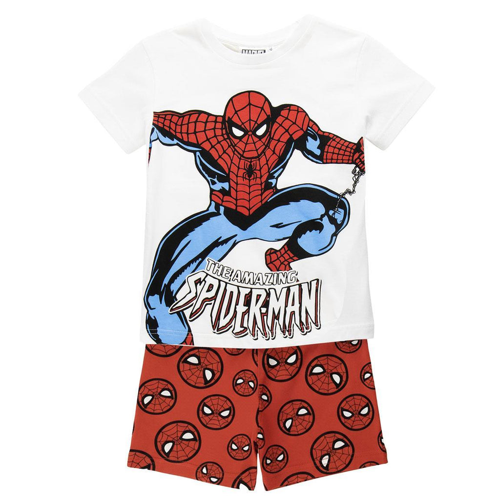 Pijama corto single jersey spiderman