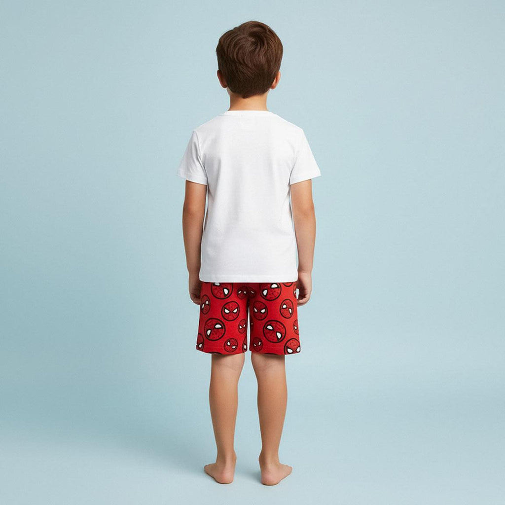 Pijama corto single jersey spiderman