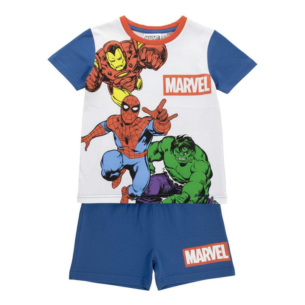 Pijama corto single jersey marvel