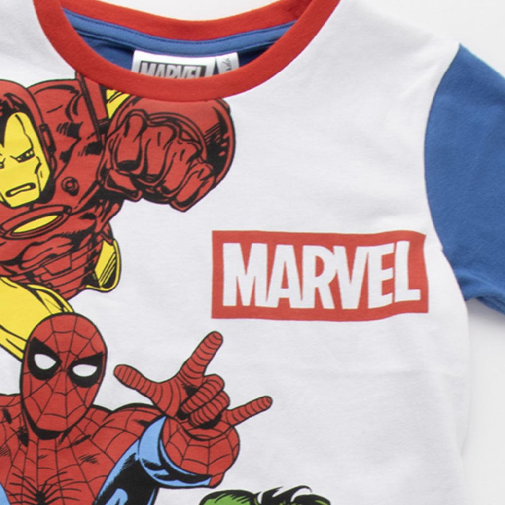 Pijama corto single jersey marvel