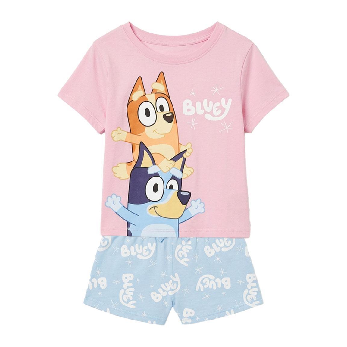 Pijama corto single jersey bluey