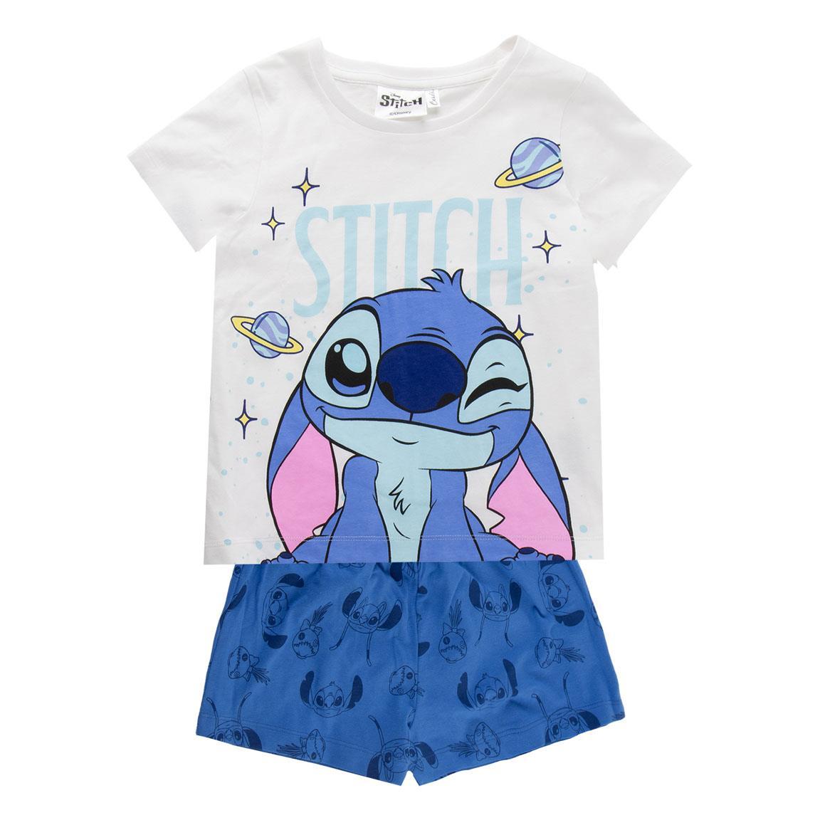 Pijama corto single jersey stitch