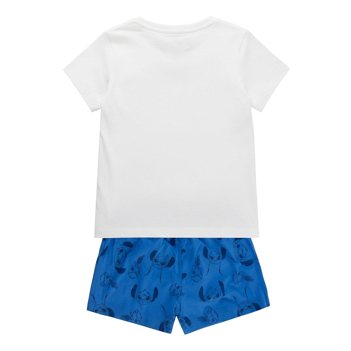 Pijama corto single jersey stitch