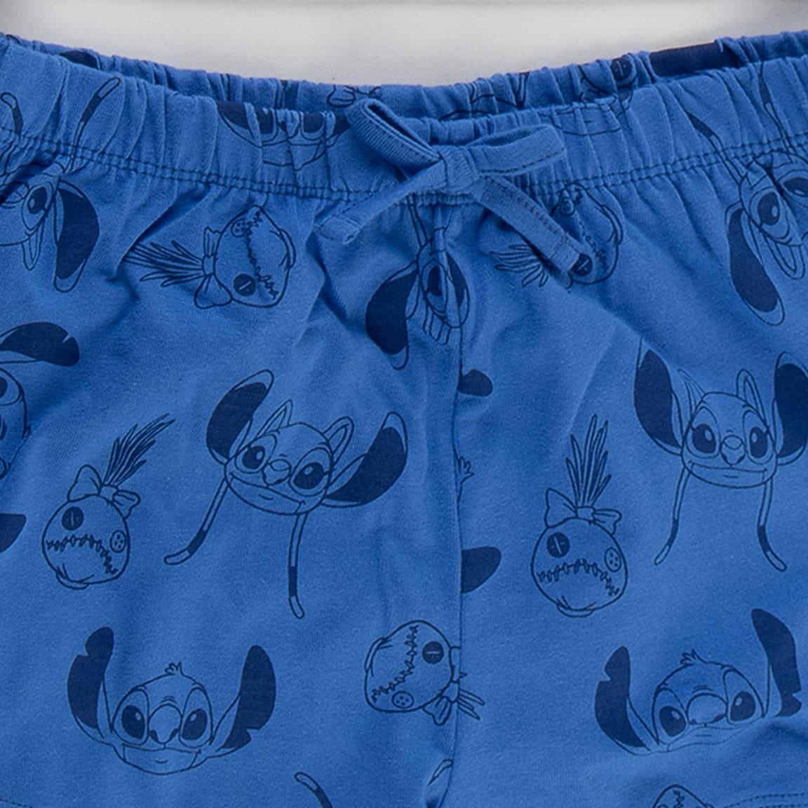Pijama corto single jersey stitch