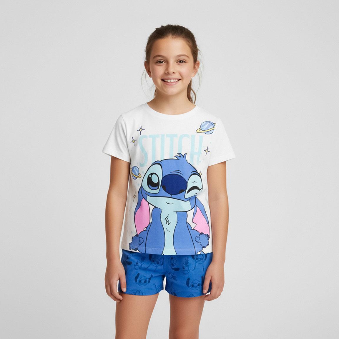 Pijama corto single jersey stitch