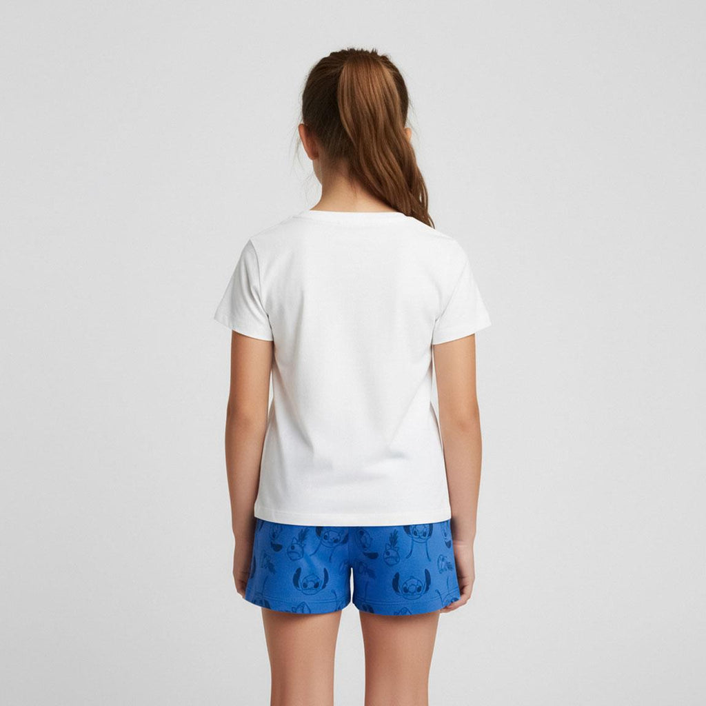 Pijama corto single jersey stitch