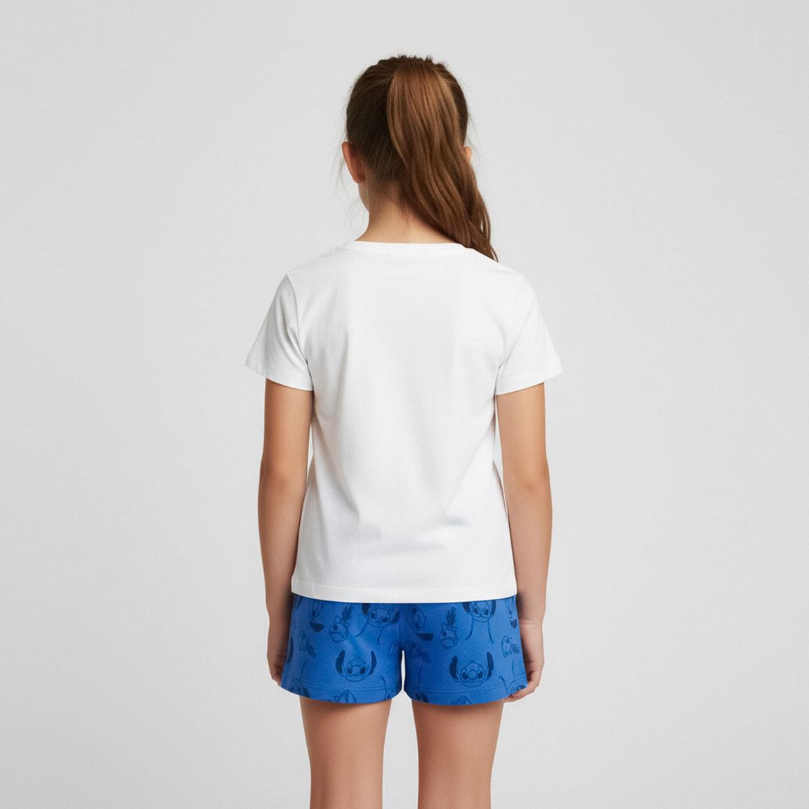 Pijama corto single jersey stitch