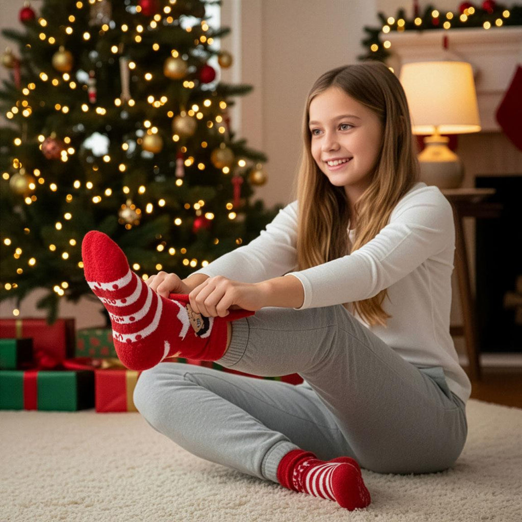 Calcetin antideslizante navideño the elf