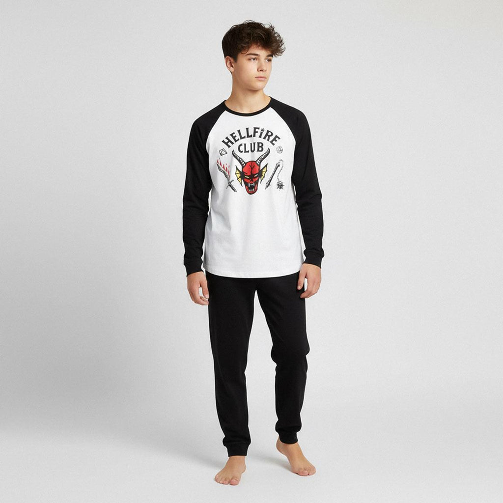 Pijama largo single jersey stranger things