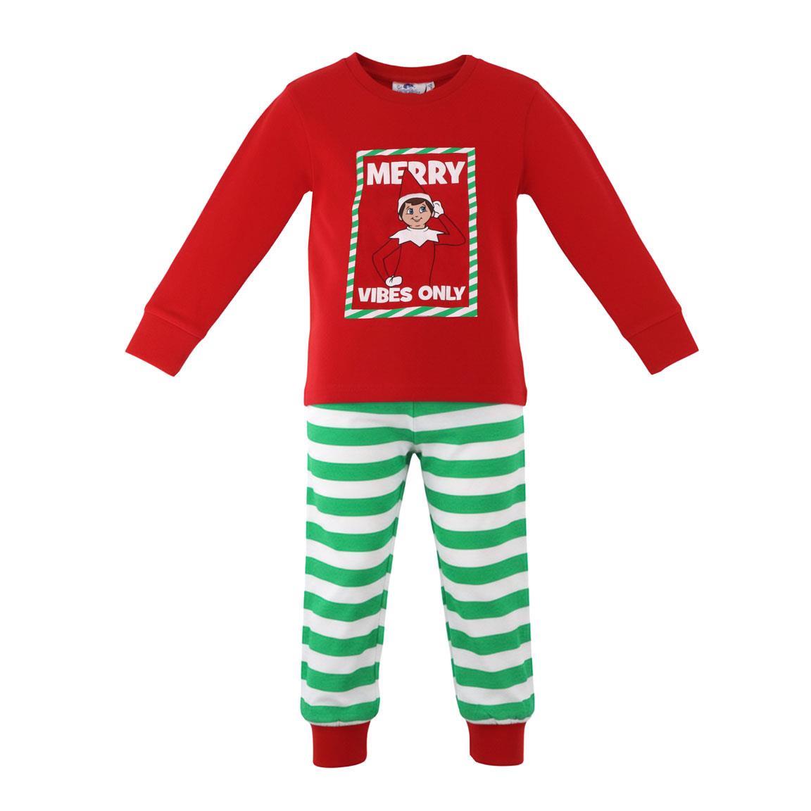 Pijama largo single jersey navideño the elf