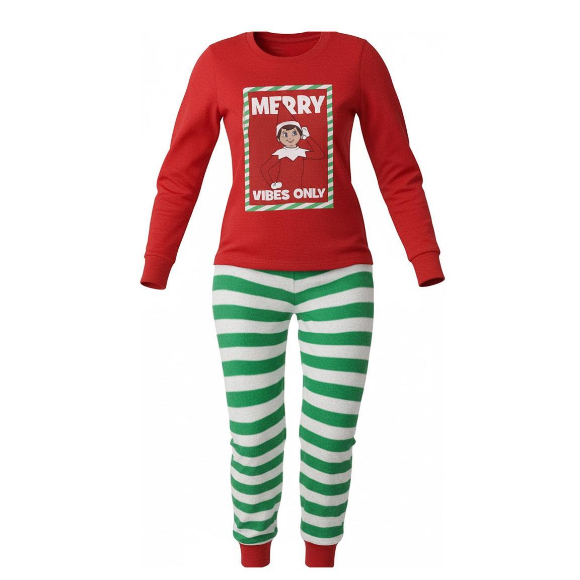 Pijama largo single jersey navideño the elf