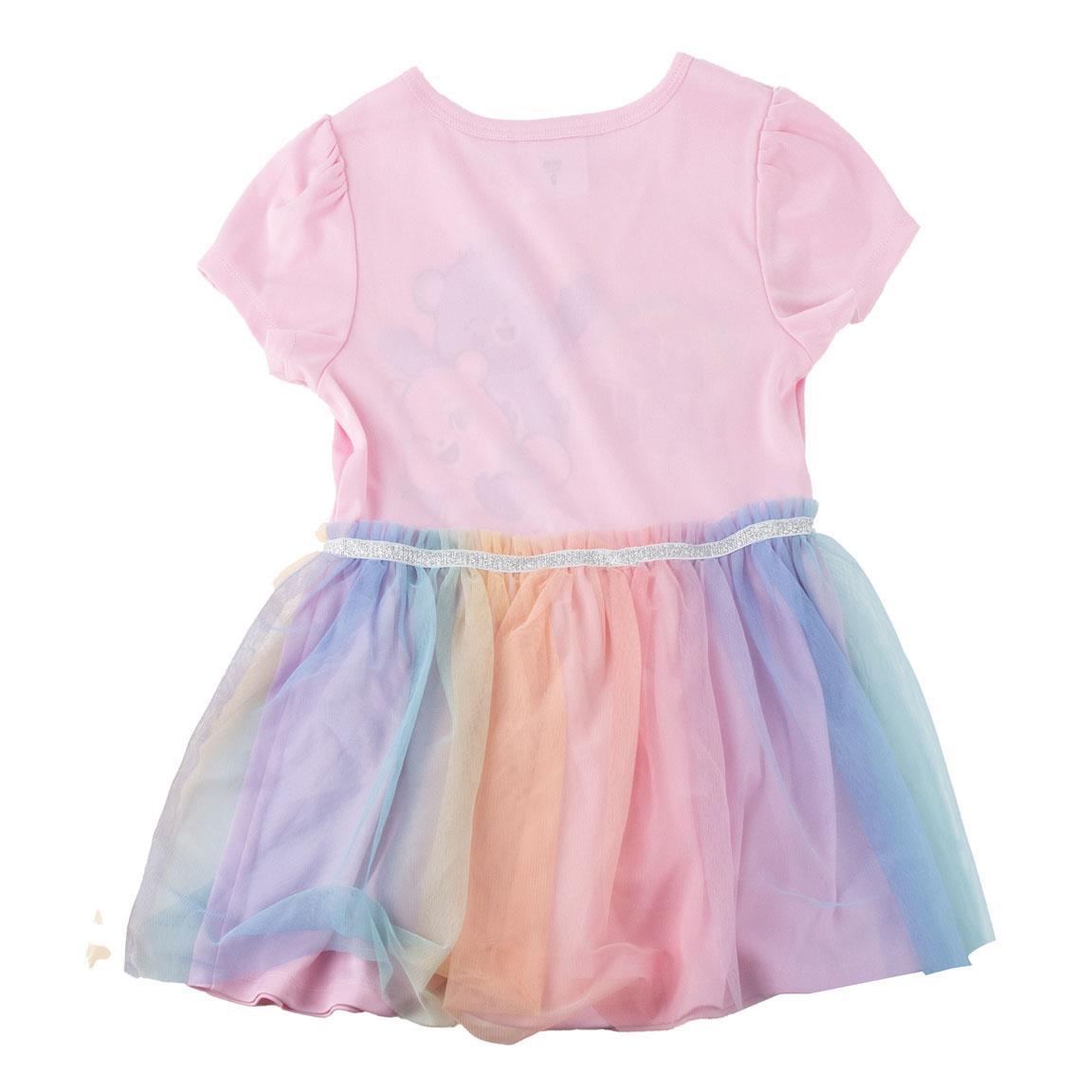 Vestido single jersey fantasia care bears