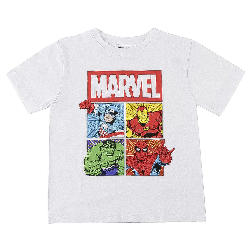 Camiseta corta single jersey marvel