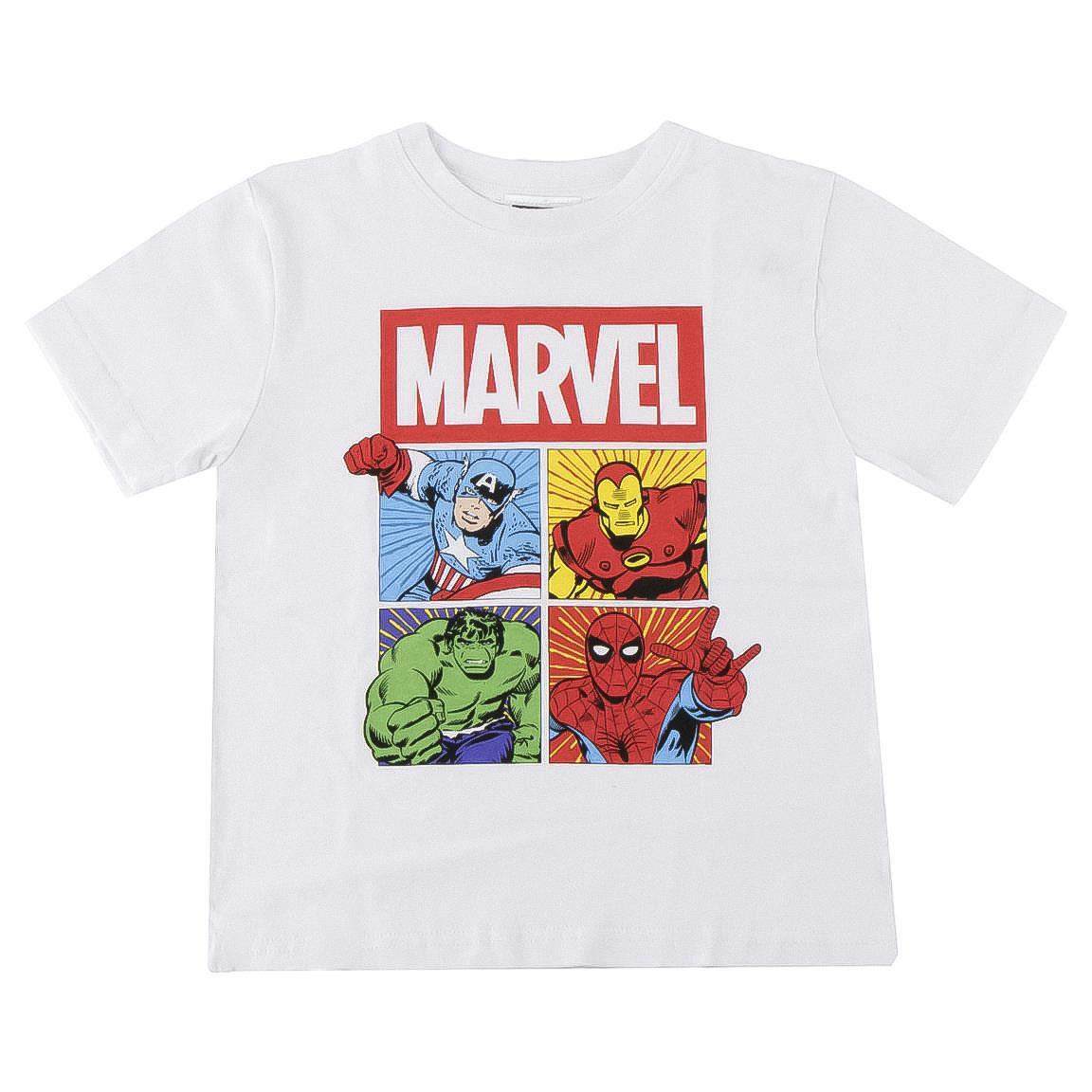 Camiseta corta single jersey marvel