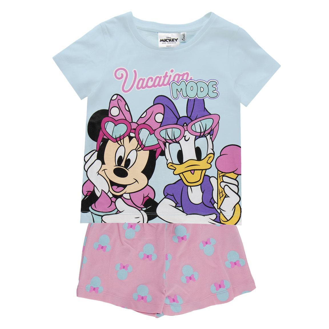 Pijama corto single jersey minnie