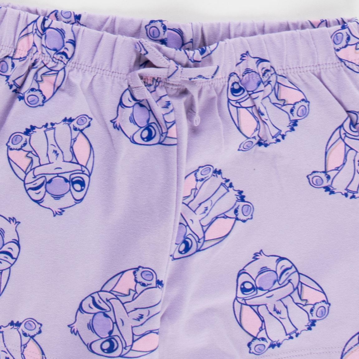 Pijama corto single jersey stitch