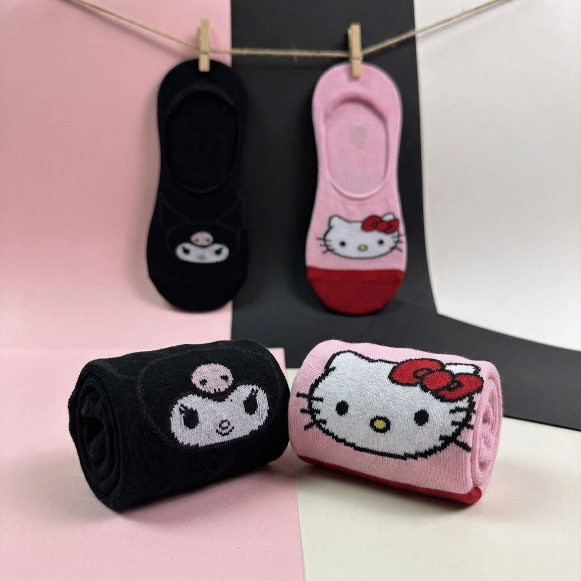Pack calcetines pinkies hello kitty