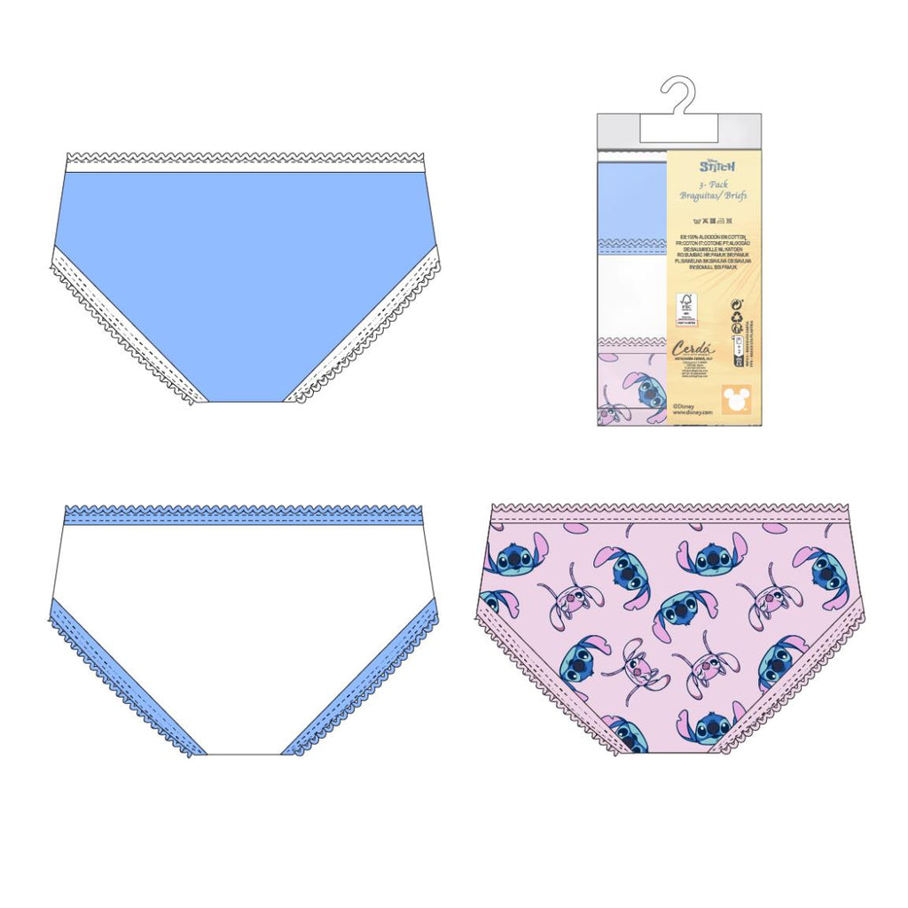 Pack braguitas single jersey 3 piezas stitch