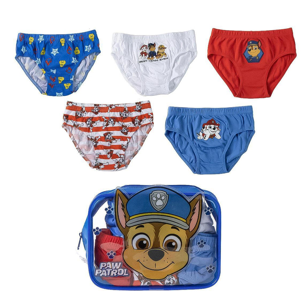 Pack calzoncillos single jersey neceser paw patrol