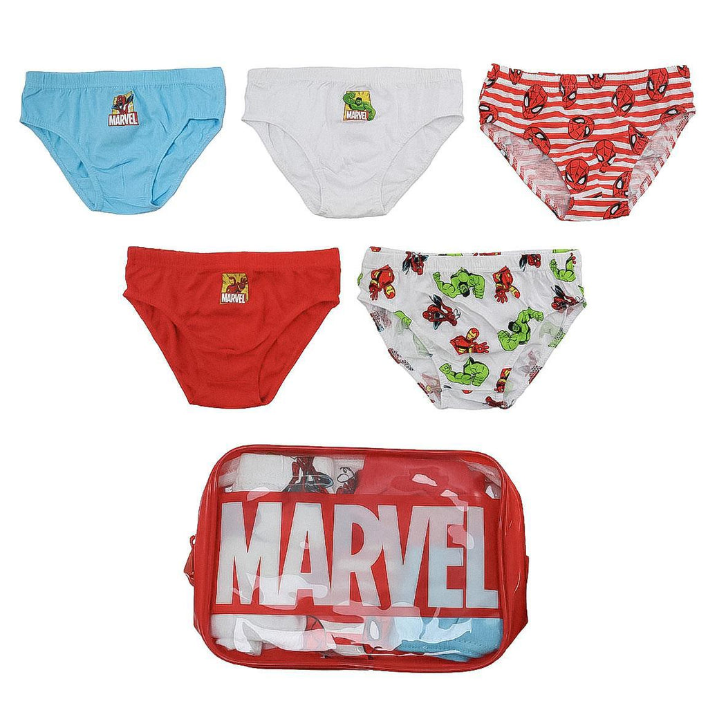 Pack calzoncillos single jersey neceser marvel