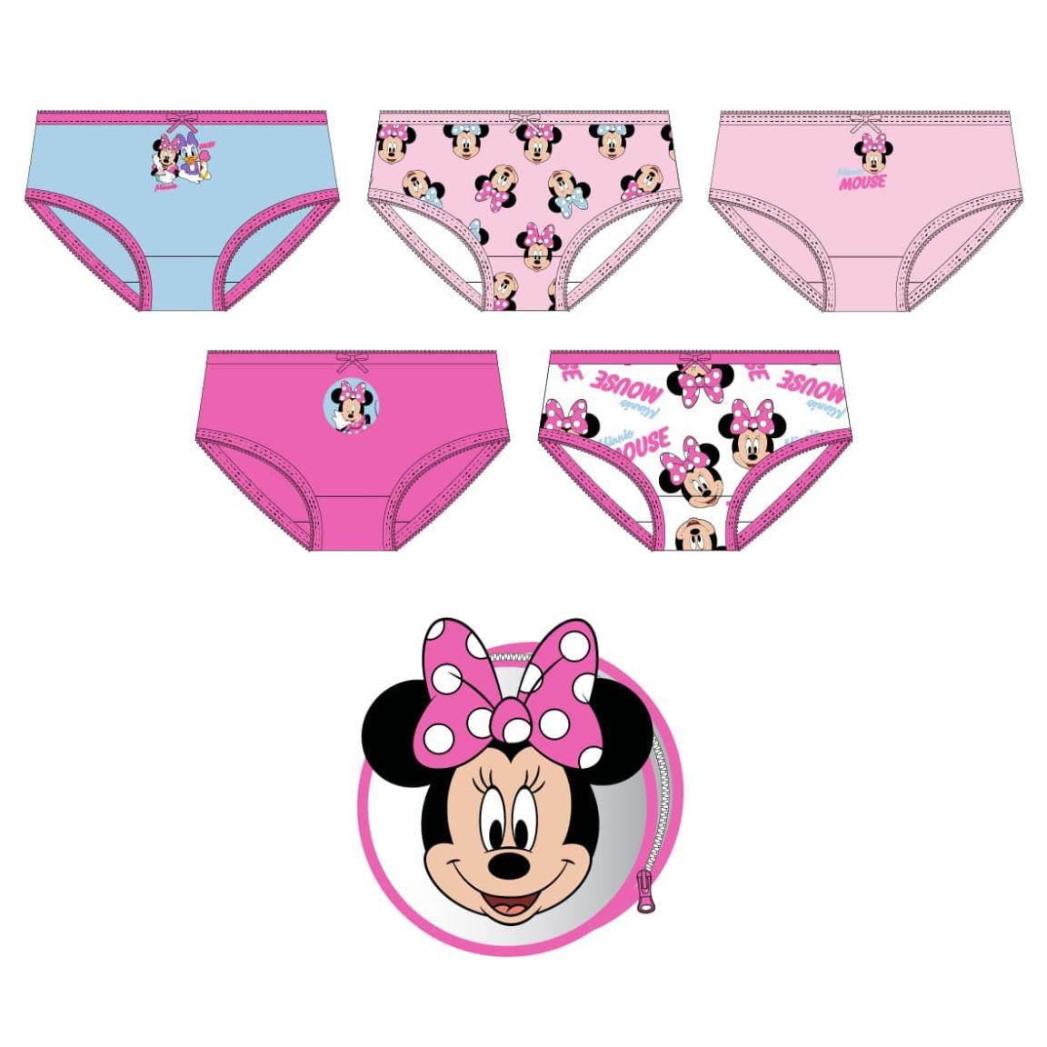 Pack braguitas single jersey neceser minnie