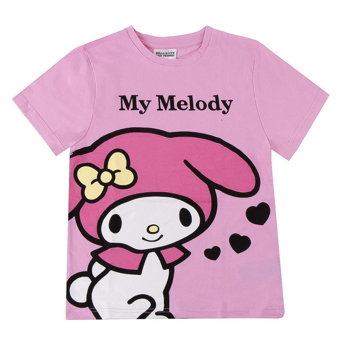 Camiseta corta single jersey hello kitty