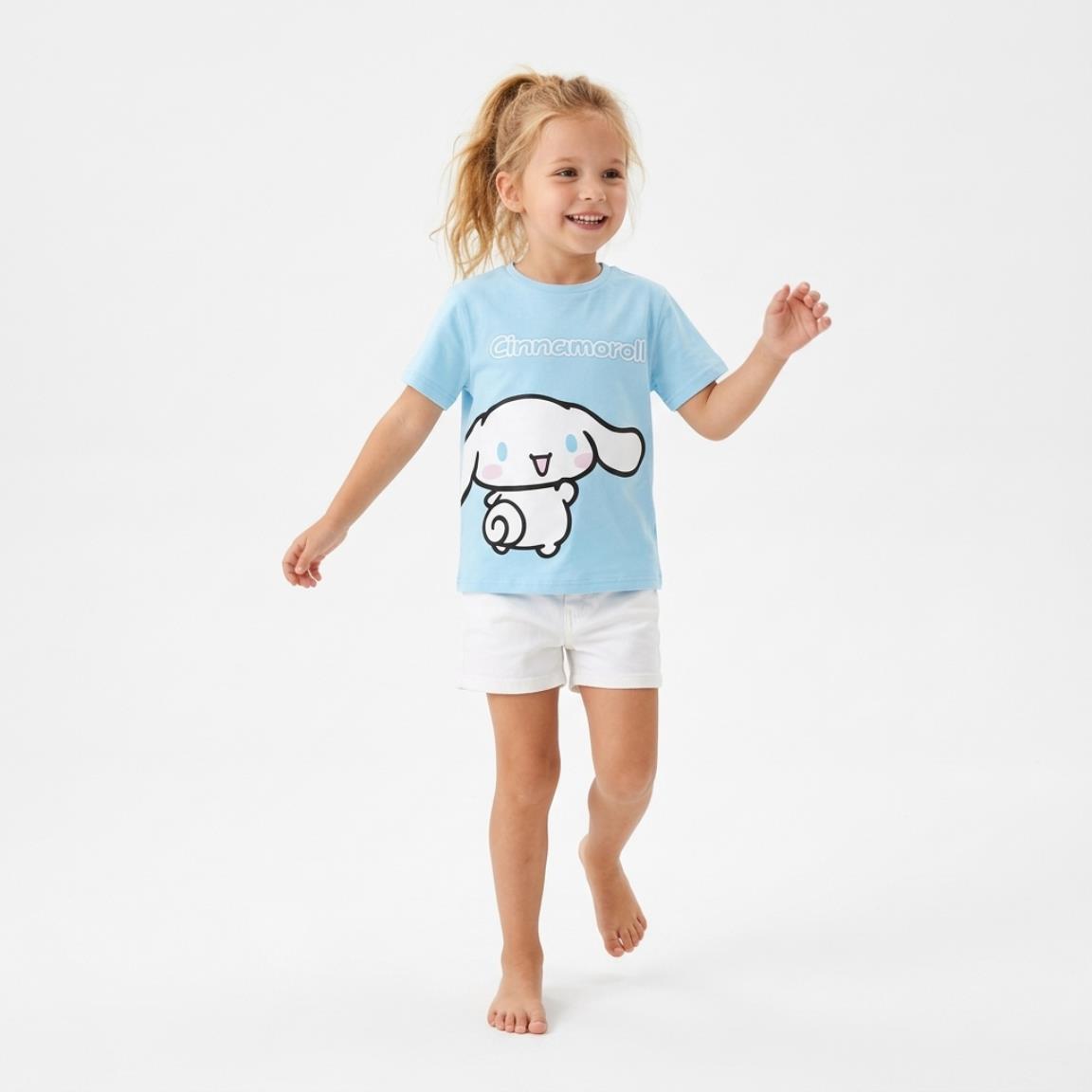 Camiseta corta single jersey hello kitty