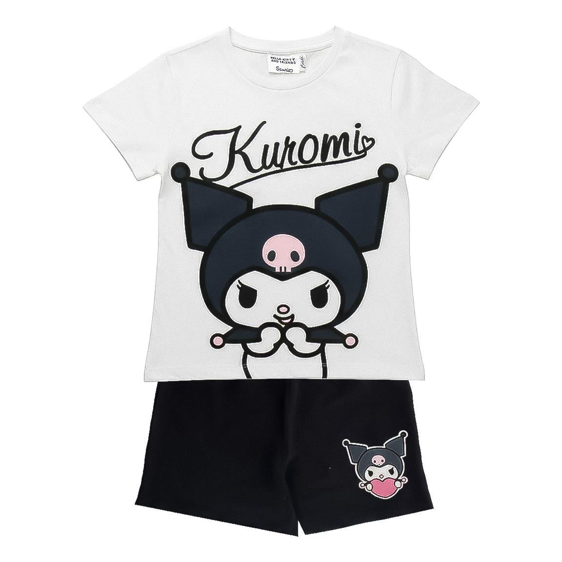 Conjunto 2 piezas french terry hello kitty kuromi