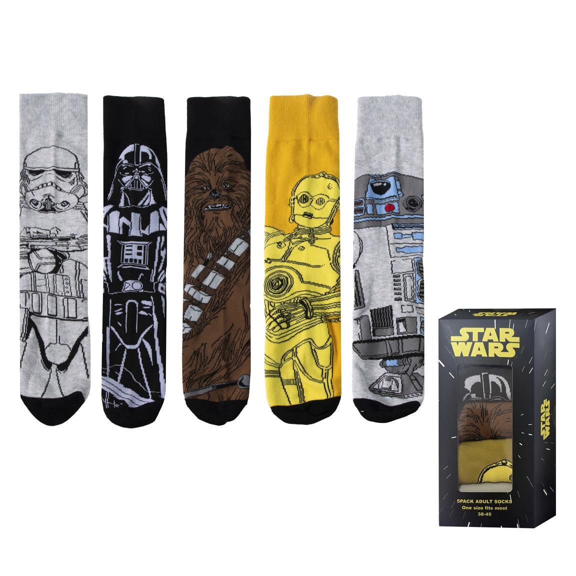 Pack calcetines 5 piezas star wars