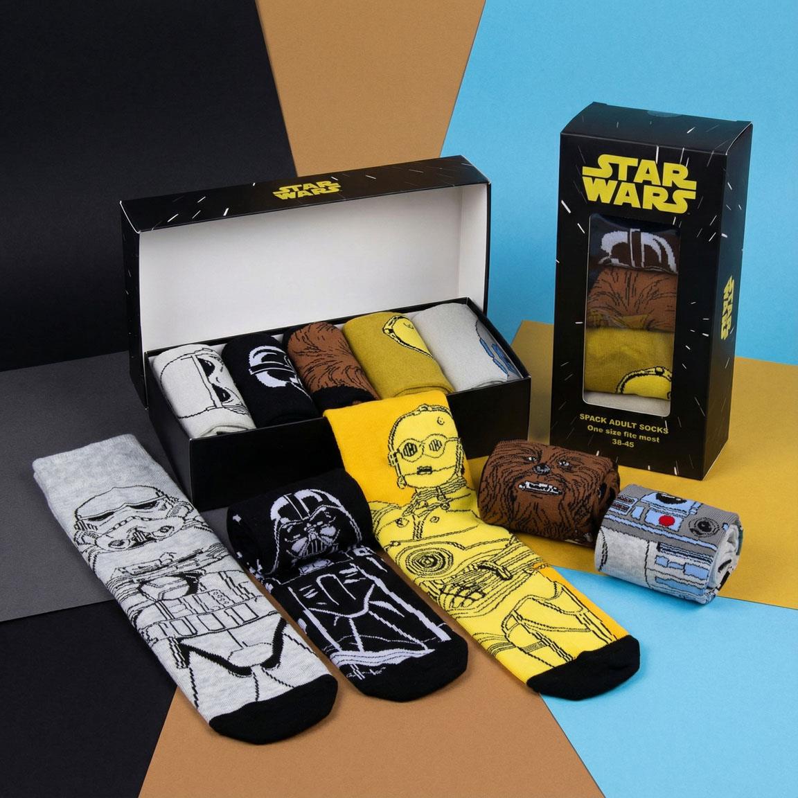 Pack calcetines 5 piezas star wars