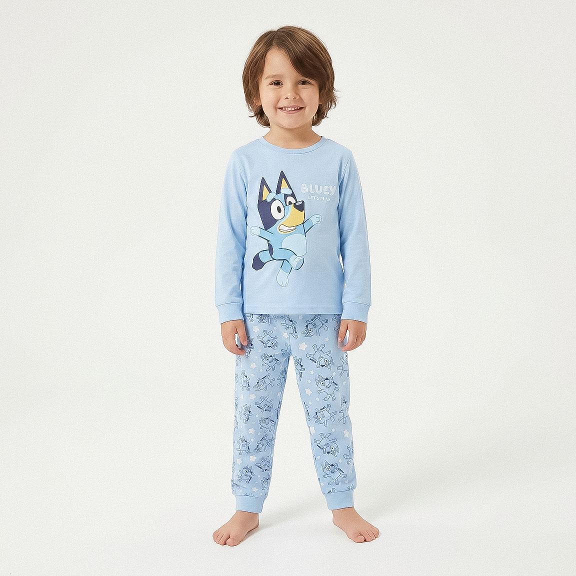 Pijama largo interlock bluey