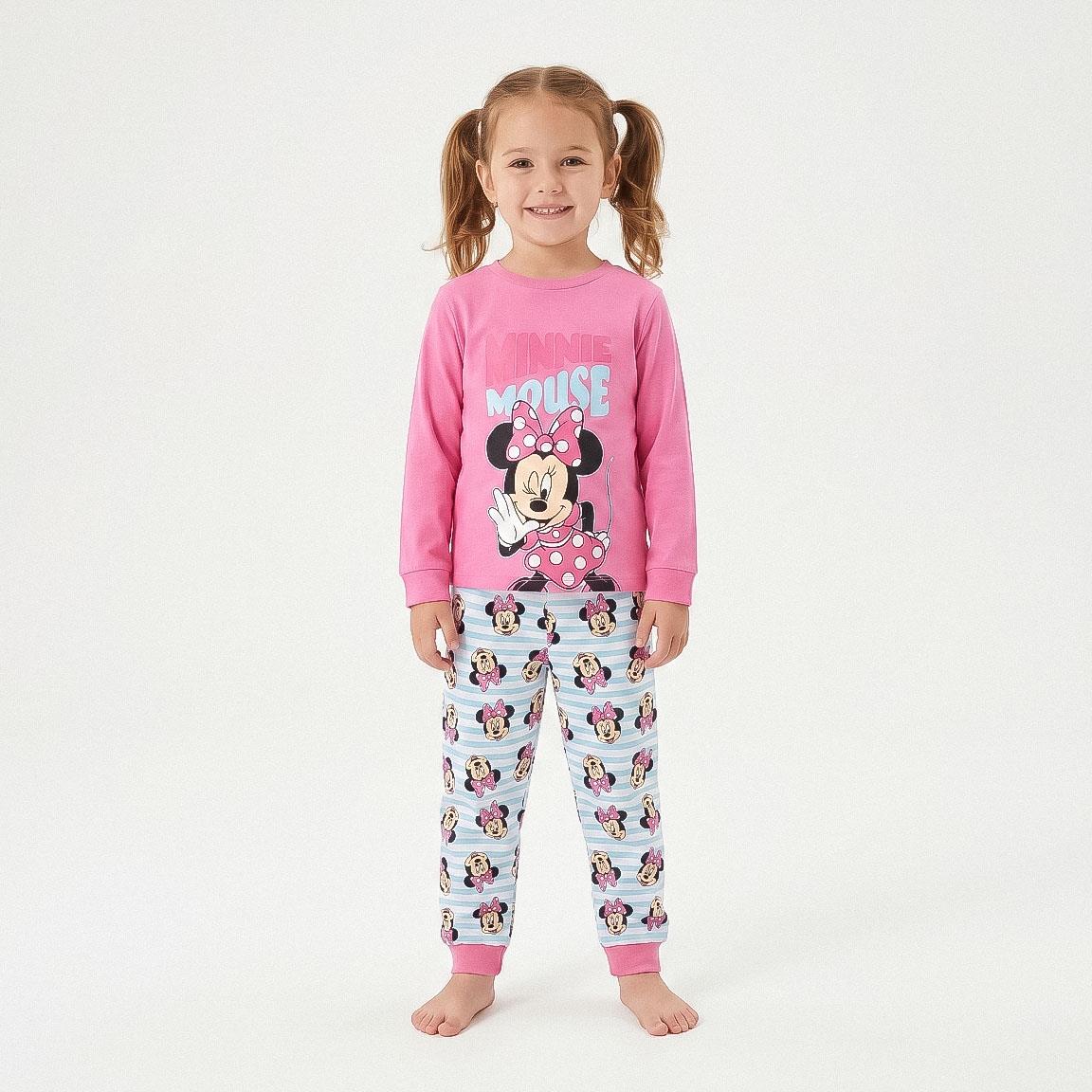 Pijama largo interlock minnie