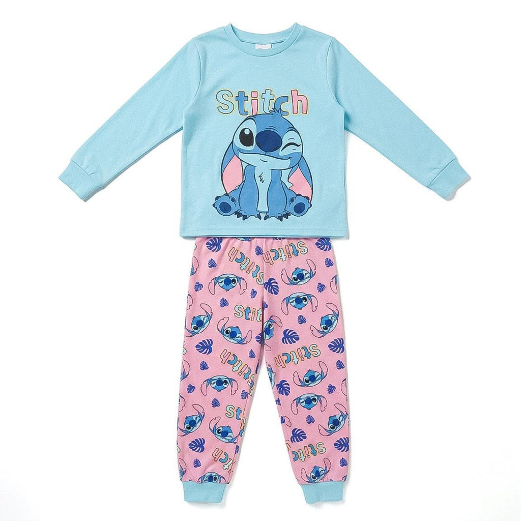 Pijama largo interlock stitch