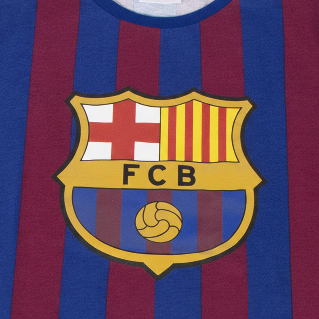 Pijama corto single jersey fc barcelona