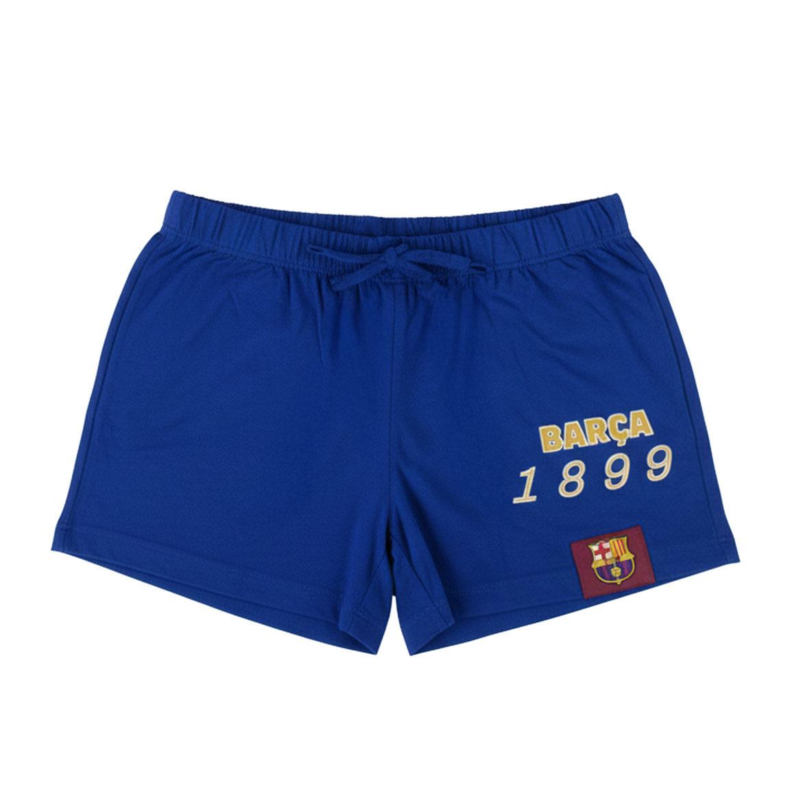 Pijama corto single jersey fc barcelona