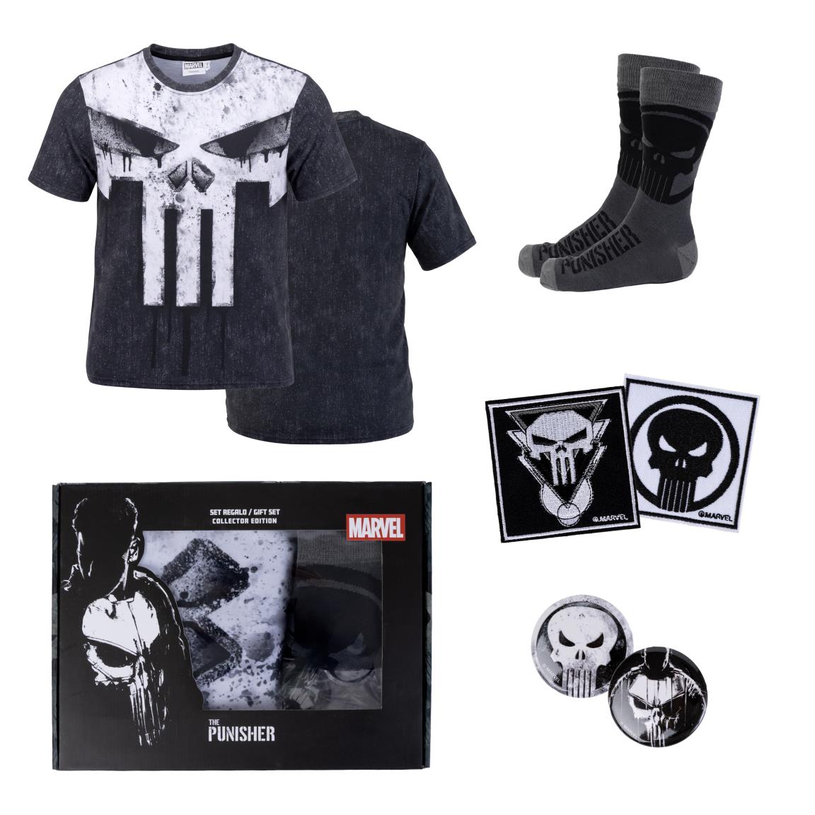 Camiseta corta single jersey set punisher