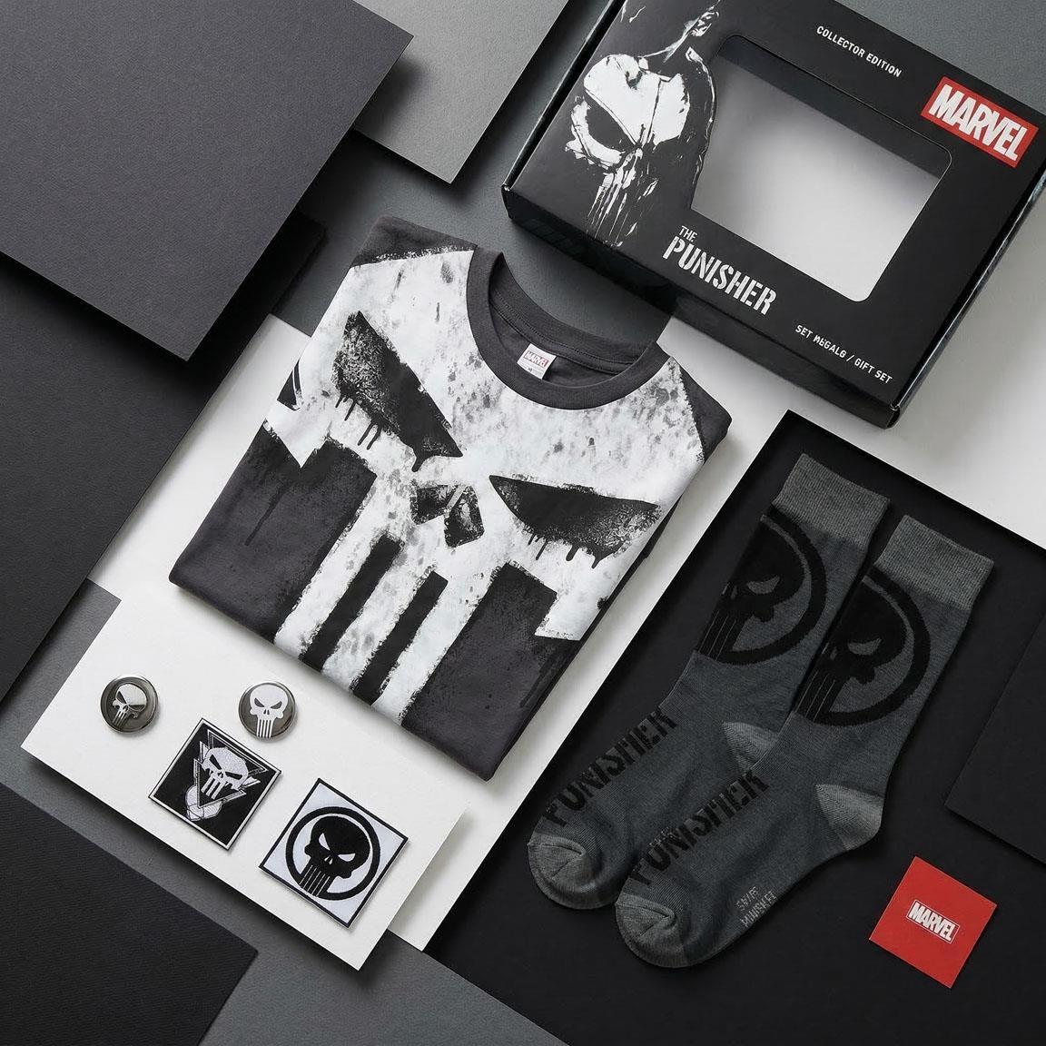 Camiseta corta single jersey set punisher