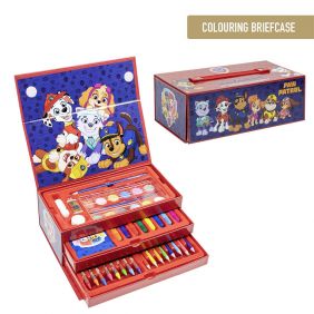 Set Papelería Coloreable Maletín Paw Patrol