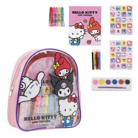 Coloreable Mochila Hello Kitty