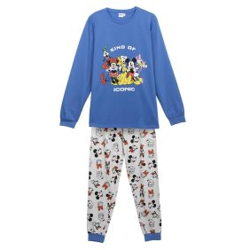 Pijama Largo Single Jersey Mickey